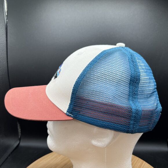 Patagonia Fitz Roy Bison Buffalo Color Blocked Trucker Mesh Snapback Hat Cap - Picture 8 of 11